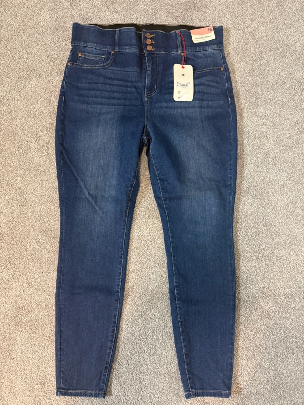 Arula Women’s Dark Blue Stretch Slim Jeans